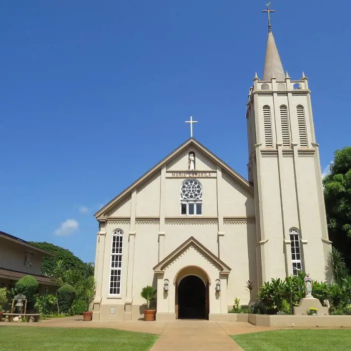 Lanakila Catholic Church is at a walking distance from the Banyan Court