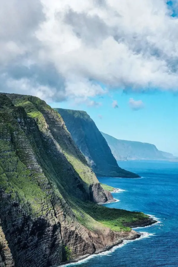 The Sea Cliffs of Molokai captured by Danica SK