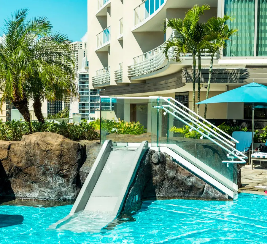 The family pool at The Ritz-Carlton, Waikiki Beach