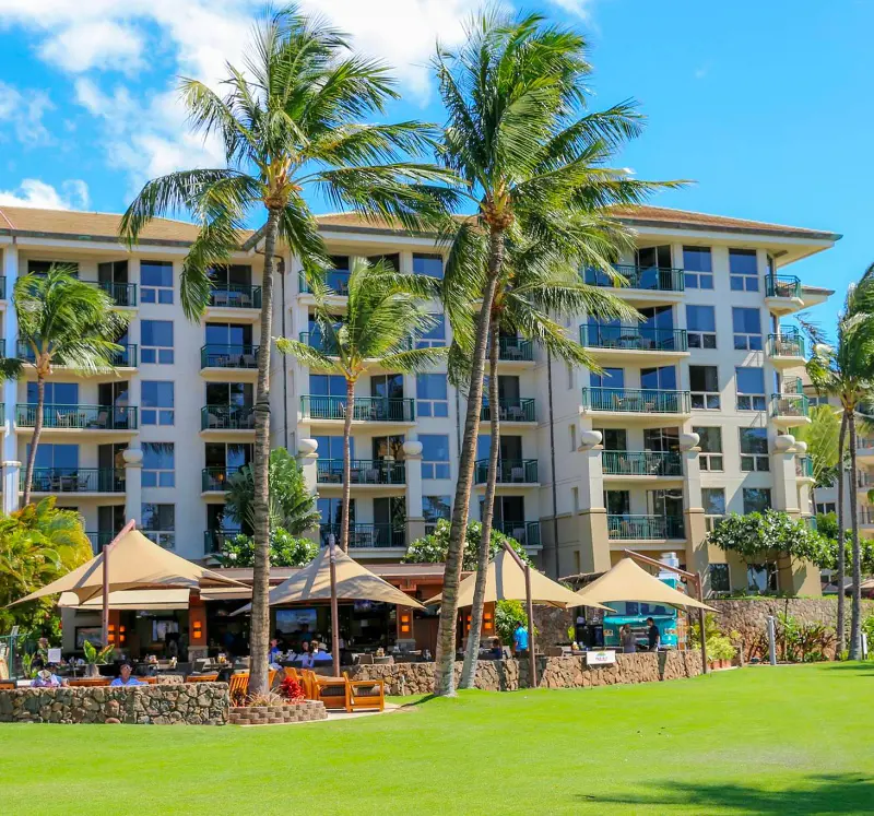 A beautifully captured picture of The Westin Ka'anapali Ocean Resort Villas and its premise