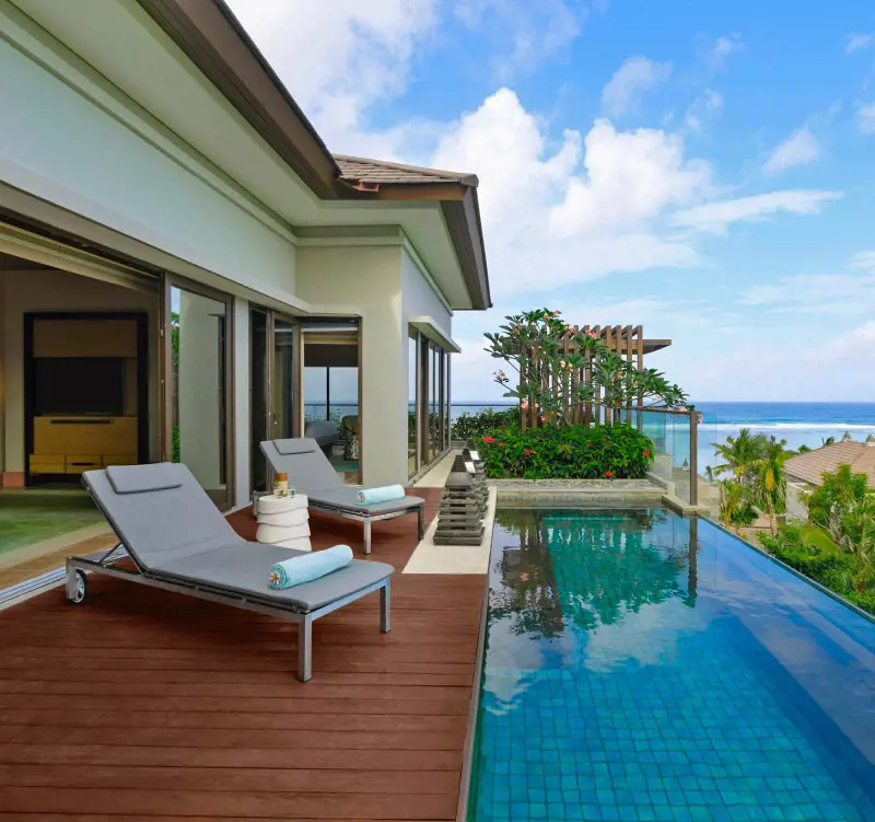 The premium top-floor retreat with oceanside terrace at The Ritz-Carlton Maui, Kapalua
